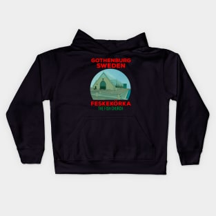 Fish Church Gothenburg Sweden Kids Hoodie